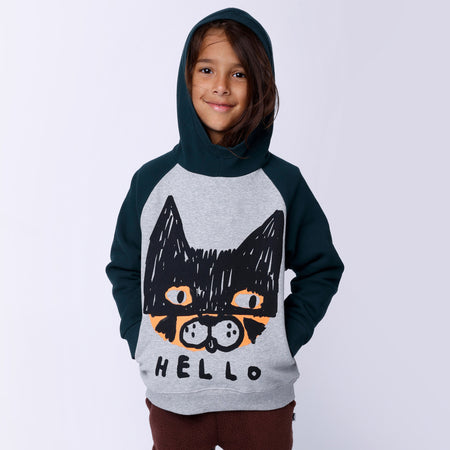 Minti Cat Bat Furry Hood