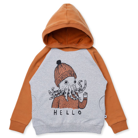 Minti Hello Octopus Furry Hood