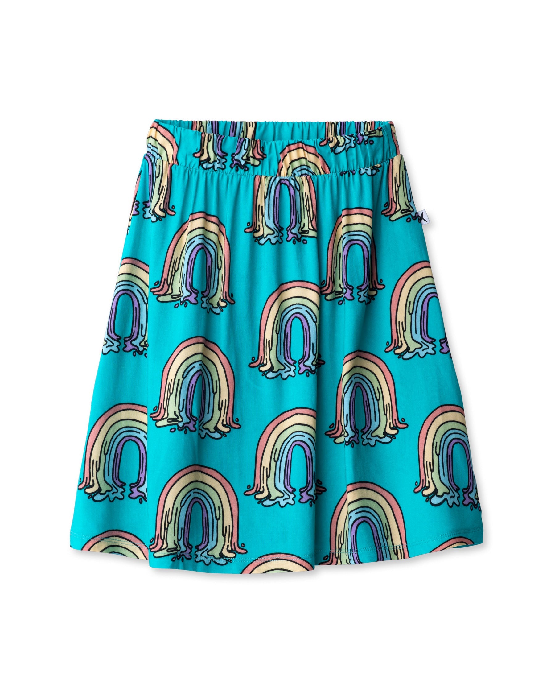 Minti Painted Rainbow Woven Skirt