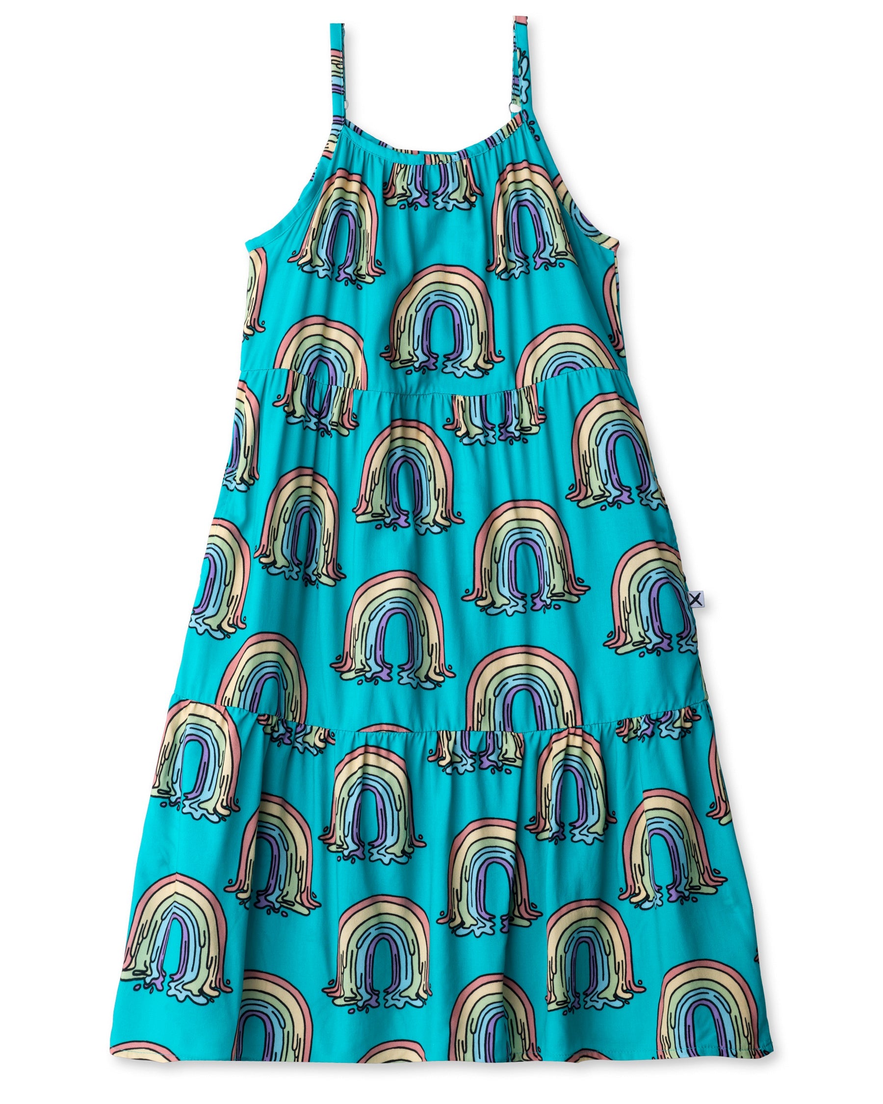 Minti Painted Rainbow Woven Dress