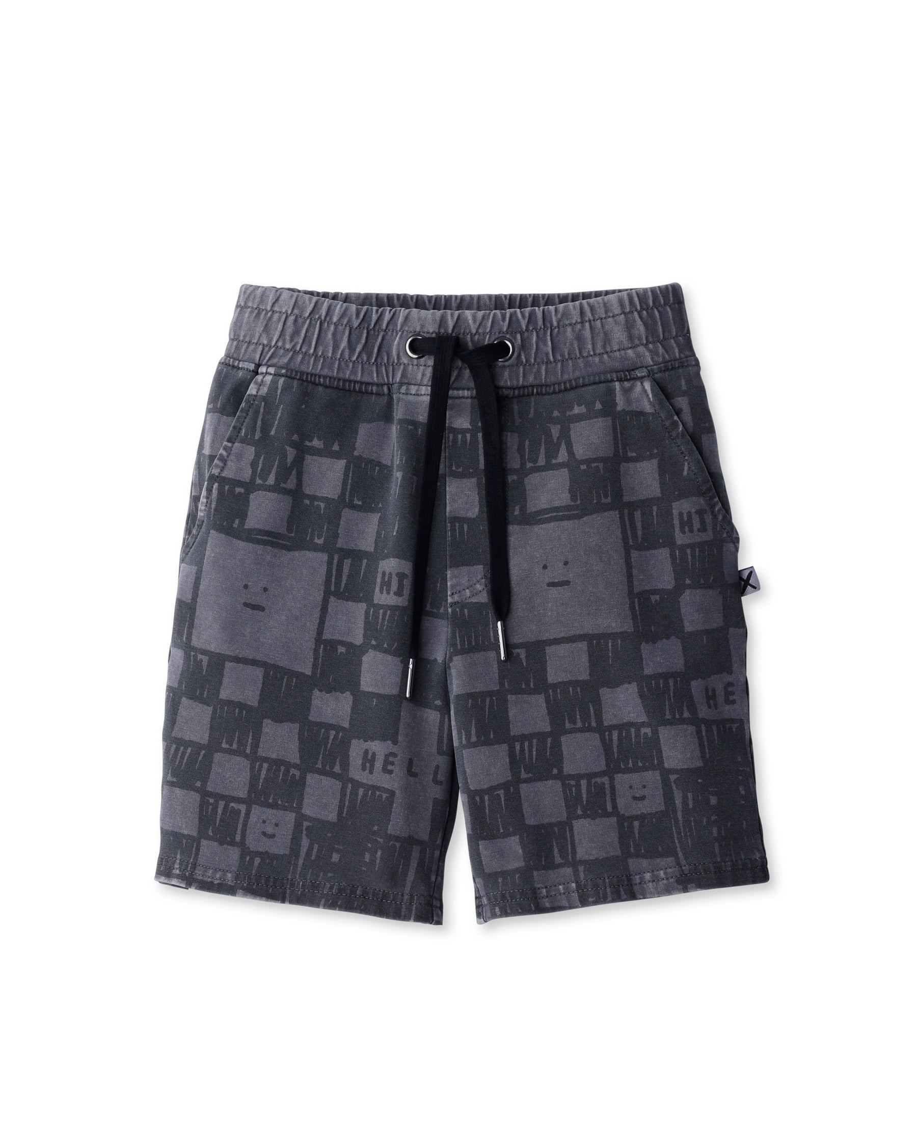 Minti Sketchy Grid Short