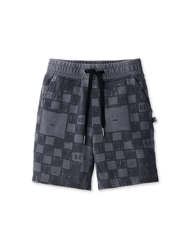 Minti Sketchy Grid Short