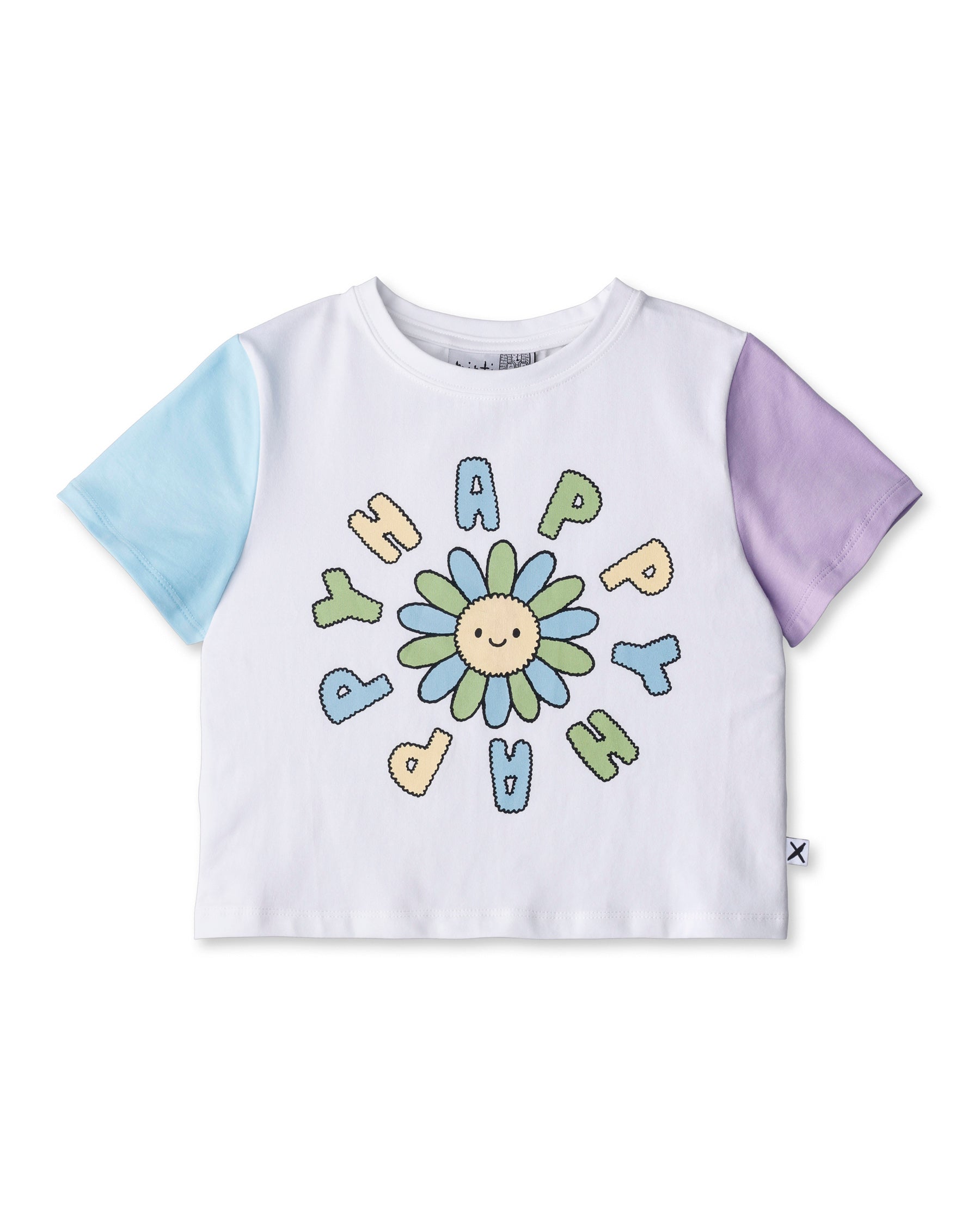 Minti Happy Happy Cropped Tee