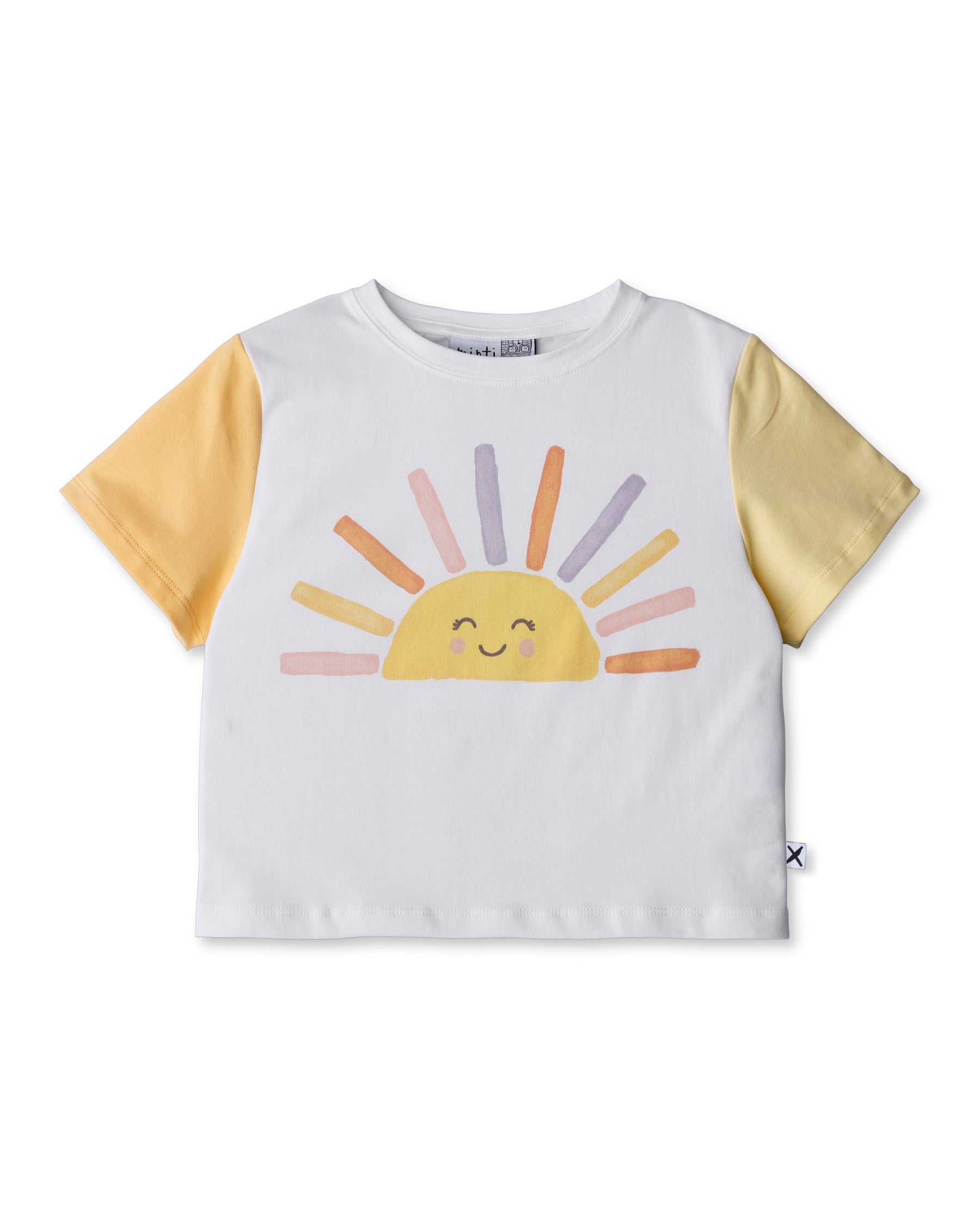 Minti Happy Sunrise Cropped Tee
