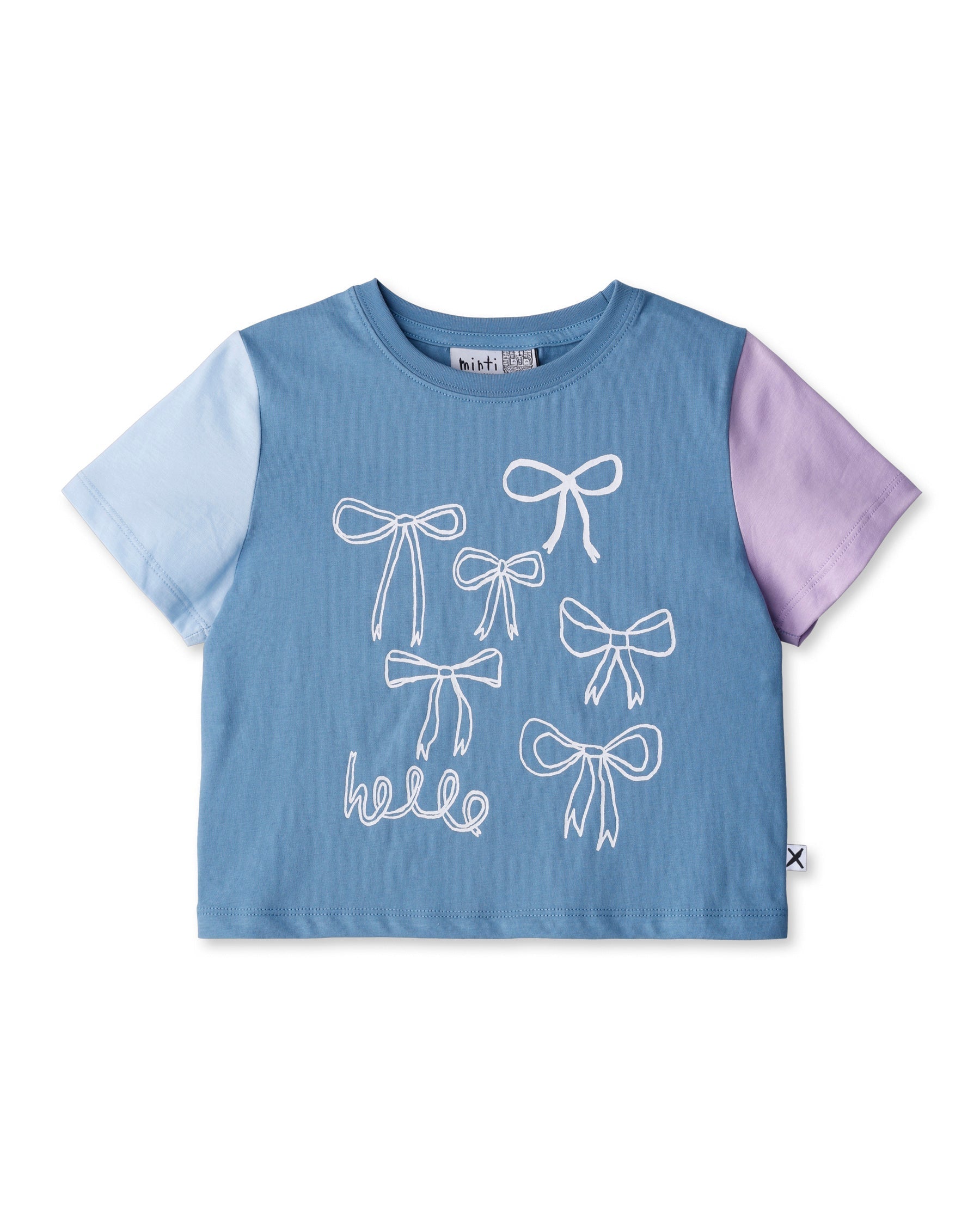 Minti Lots Of Bows Cropped Tee