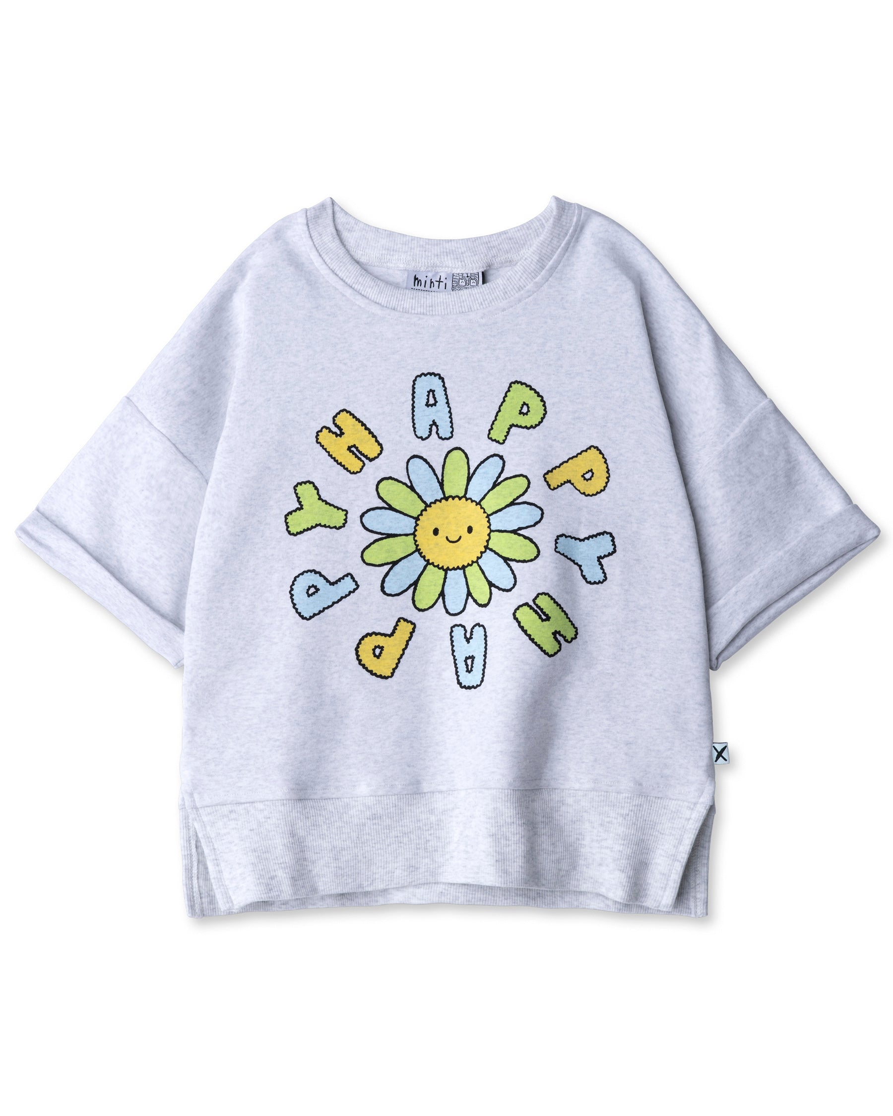 Minti Happy Happy Short Sleeve Crew