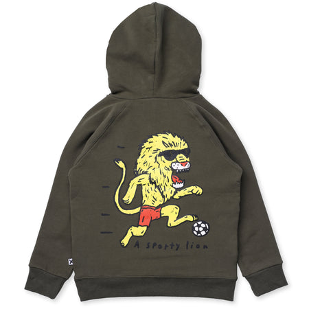 Minti A Sporty Lion Furry Hood