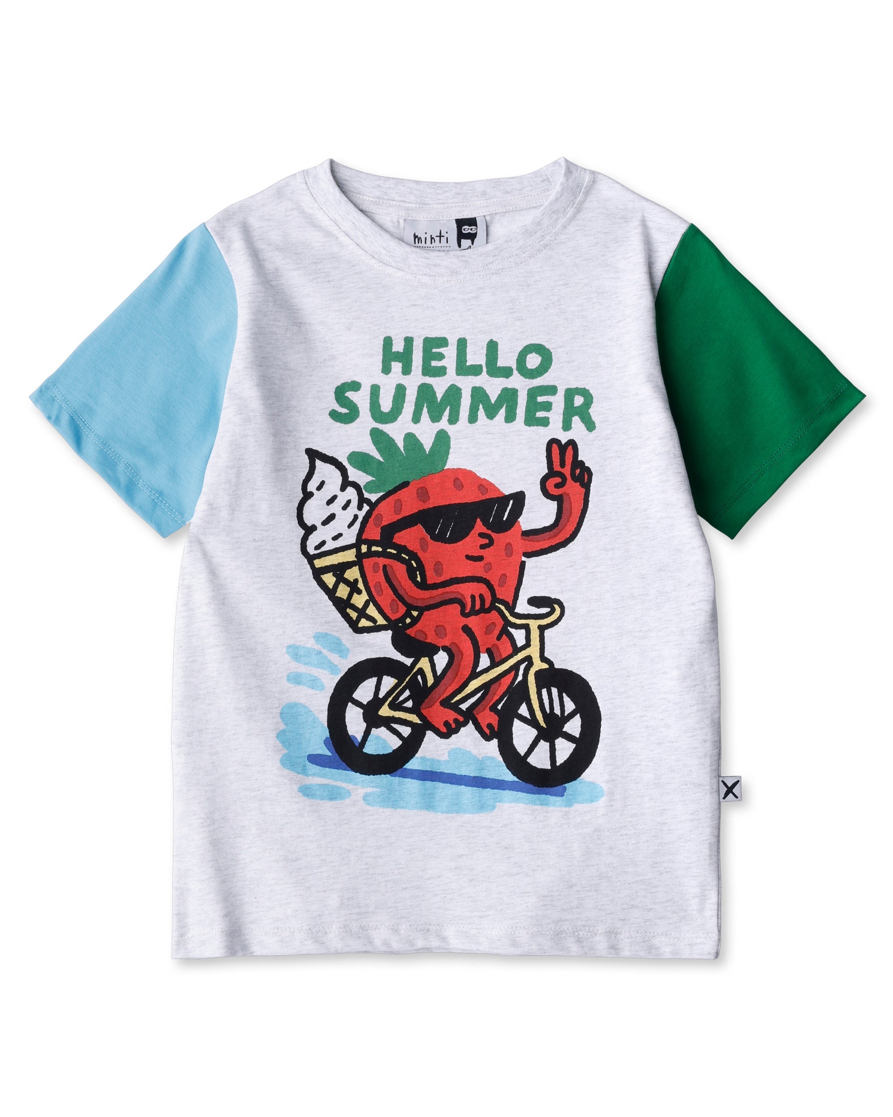 Minti Biking Strawberry Tee