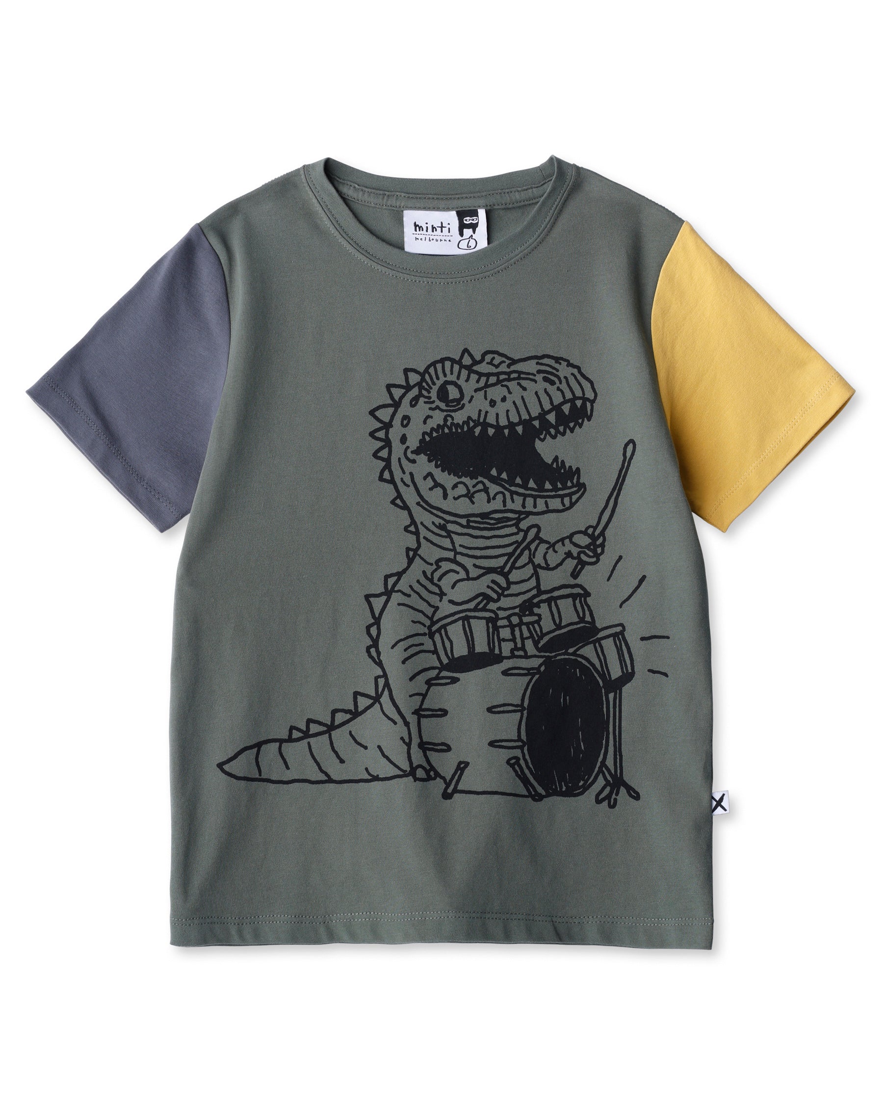 Minti Dino Drummer Tee