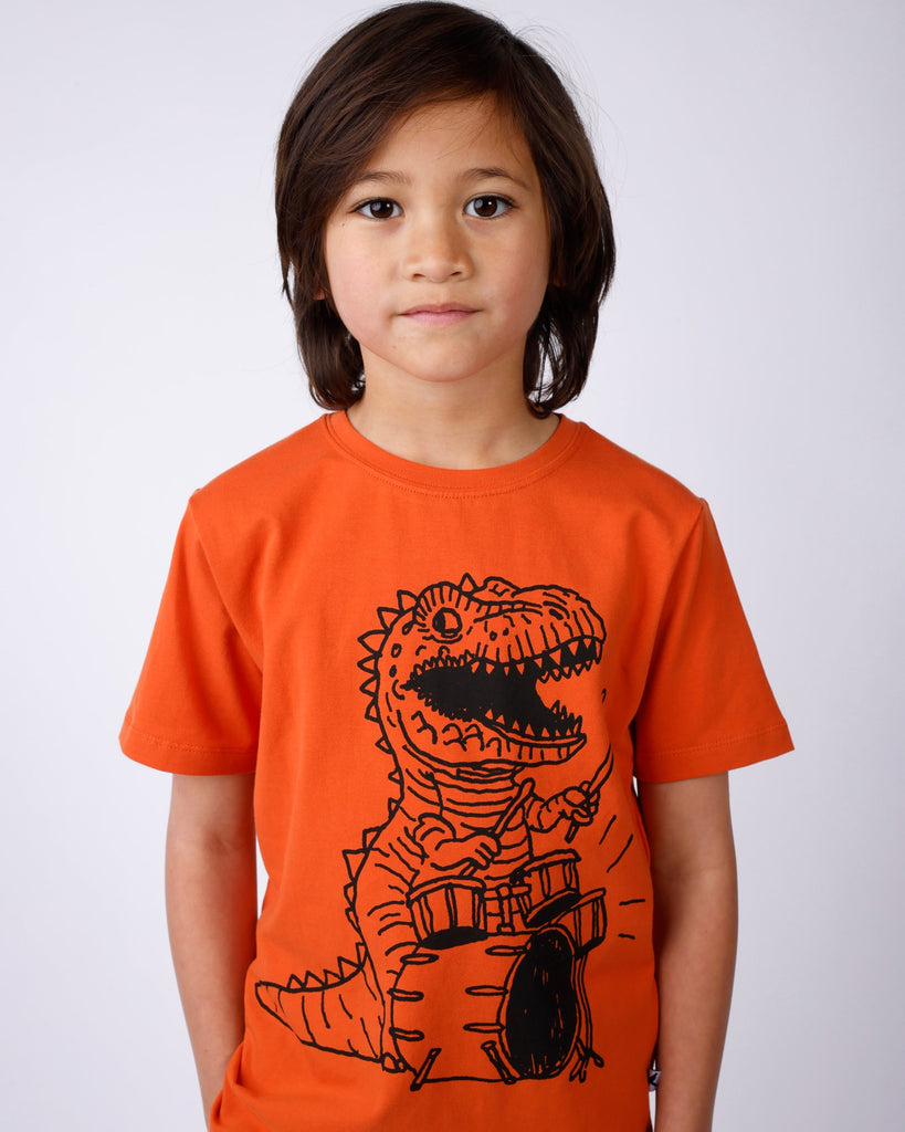 Minti Dino Drummer Tee
