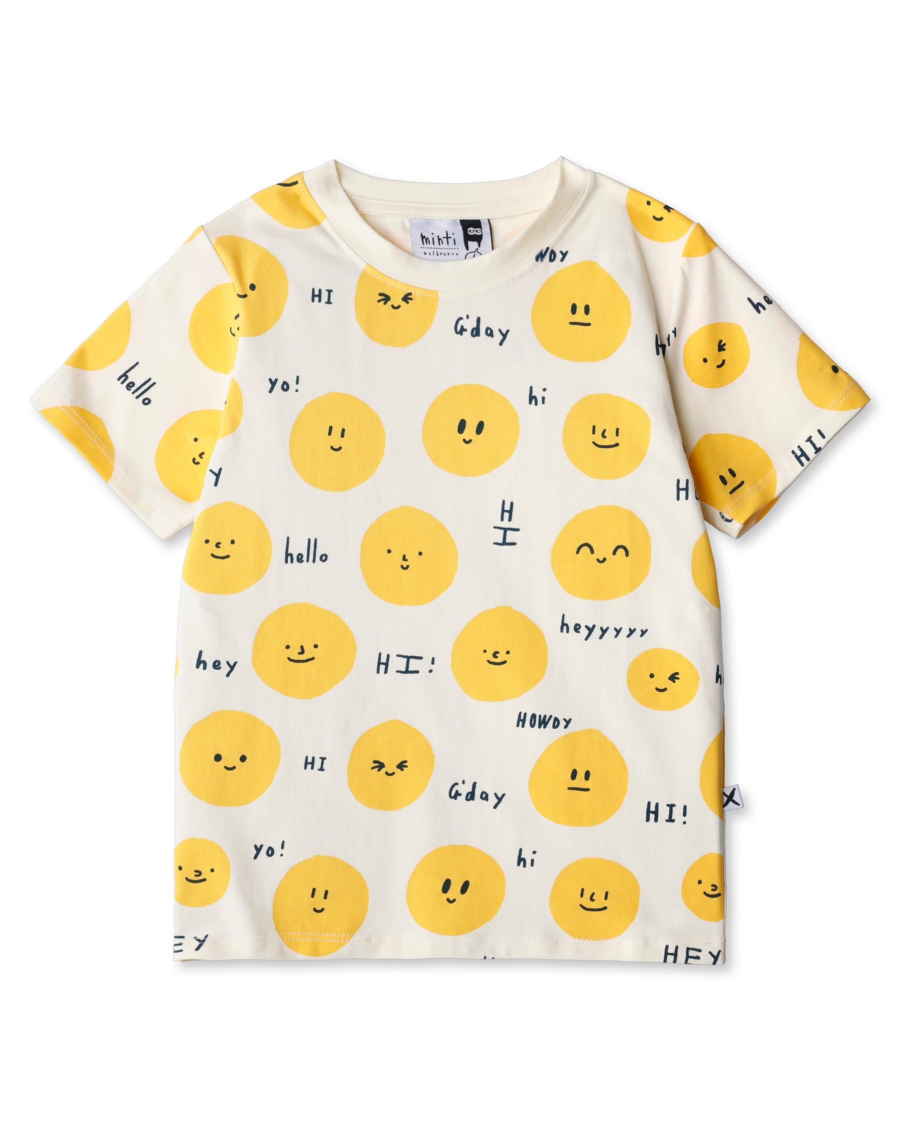 Minti Hello Faces Tee