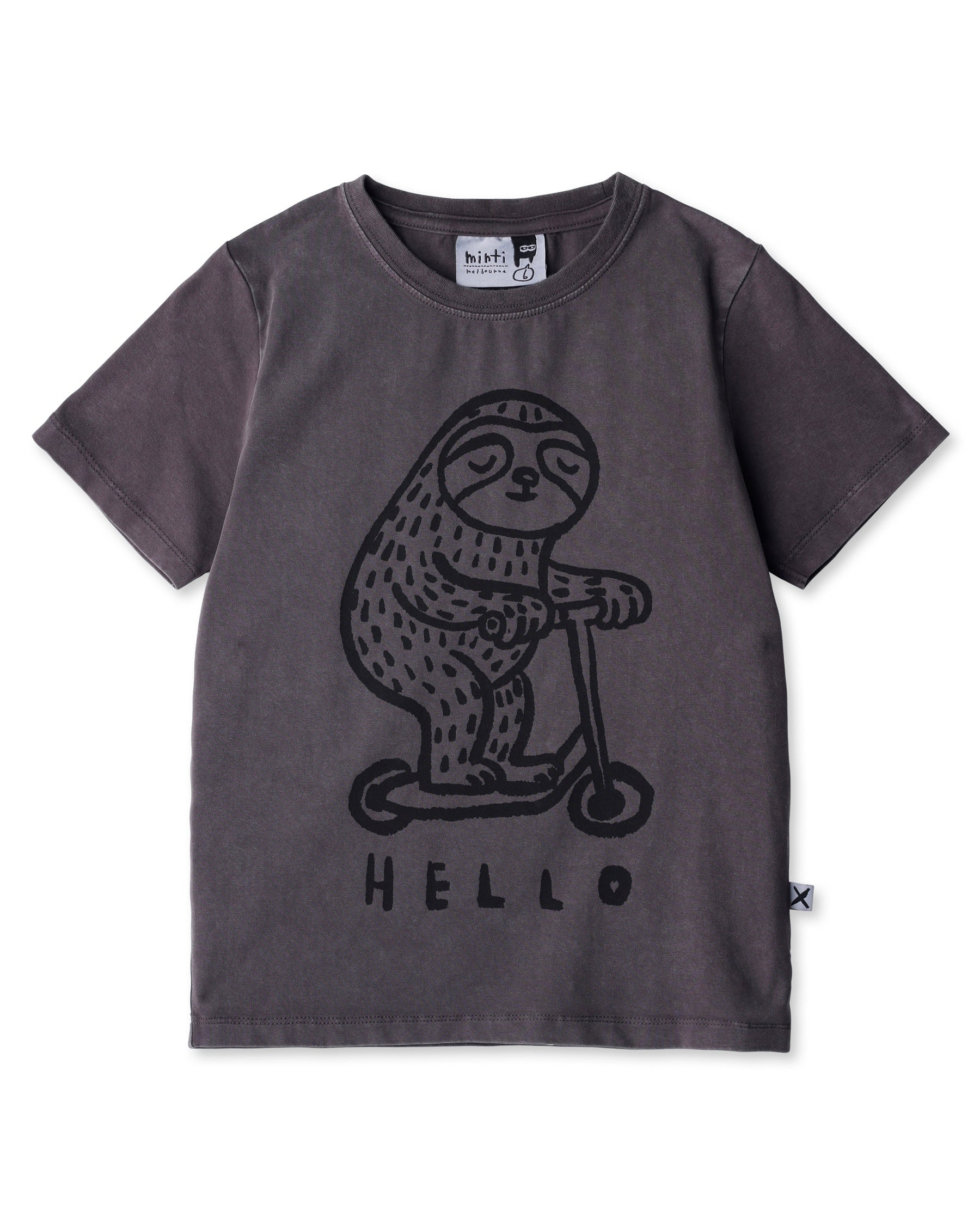 Minti Hello Sloth Goodbye Croc Tee