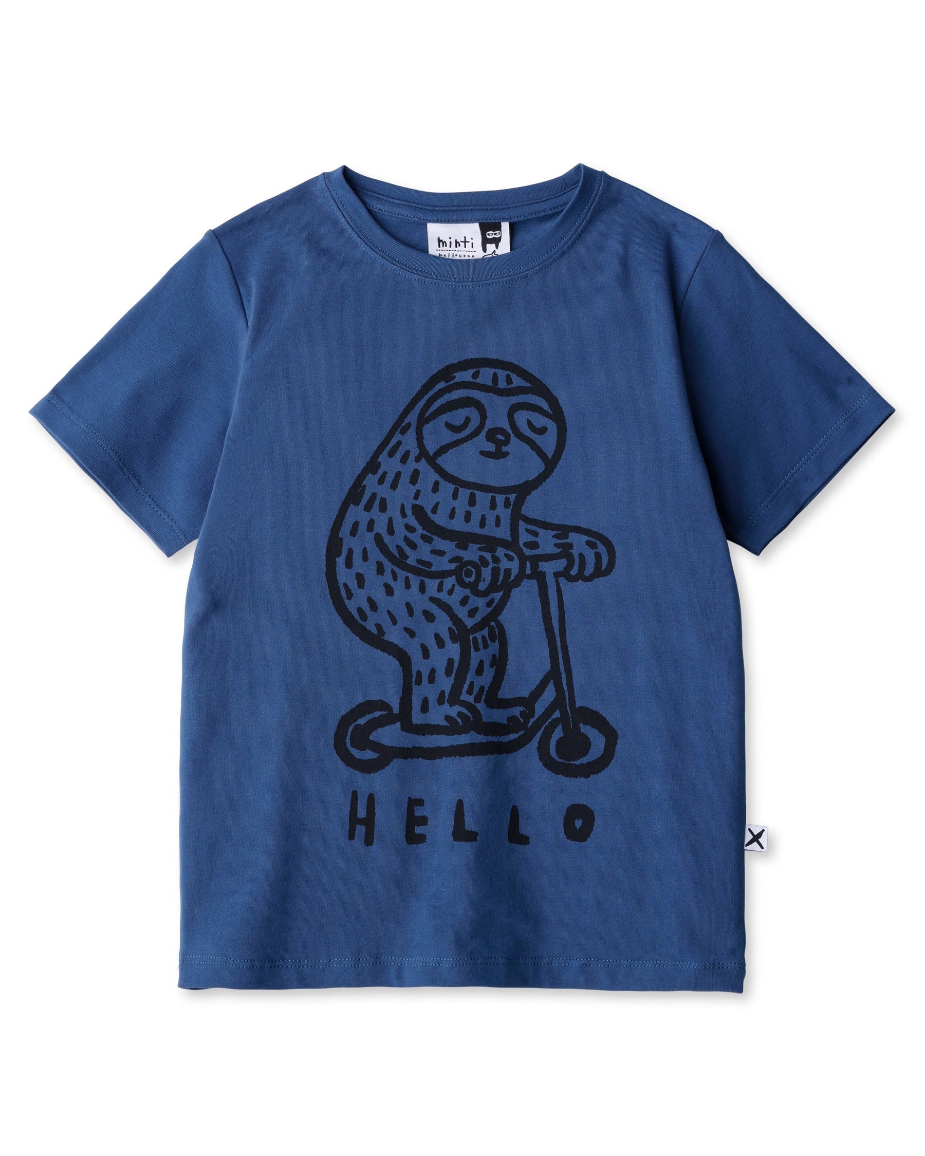 Minti Hello Sloth Goodbye Croc Tee