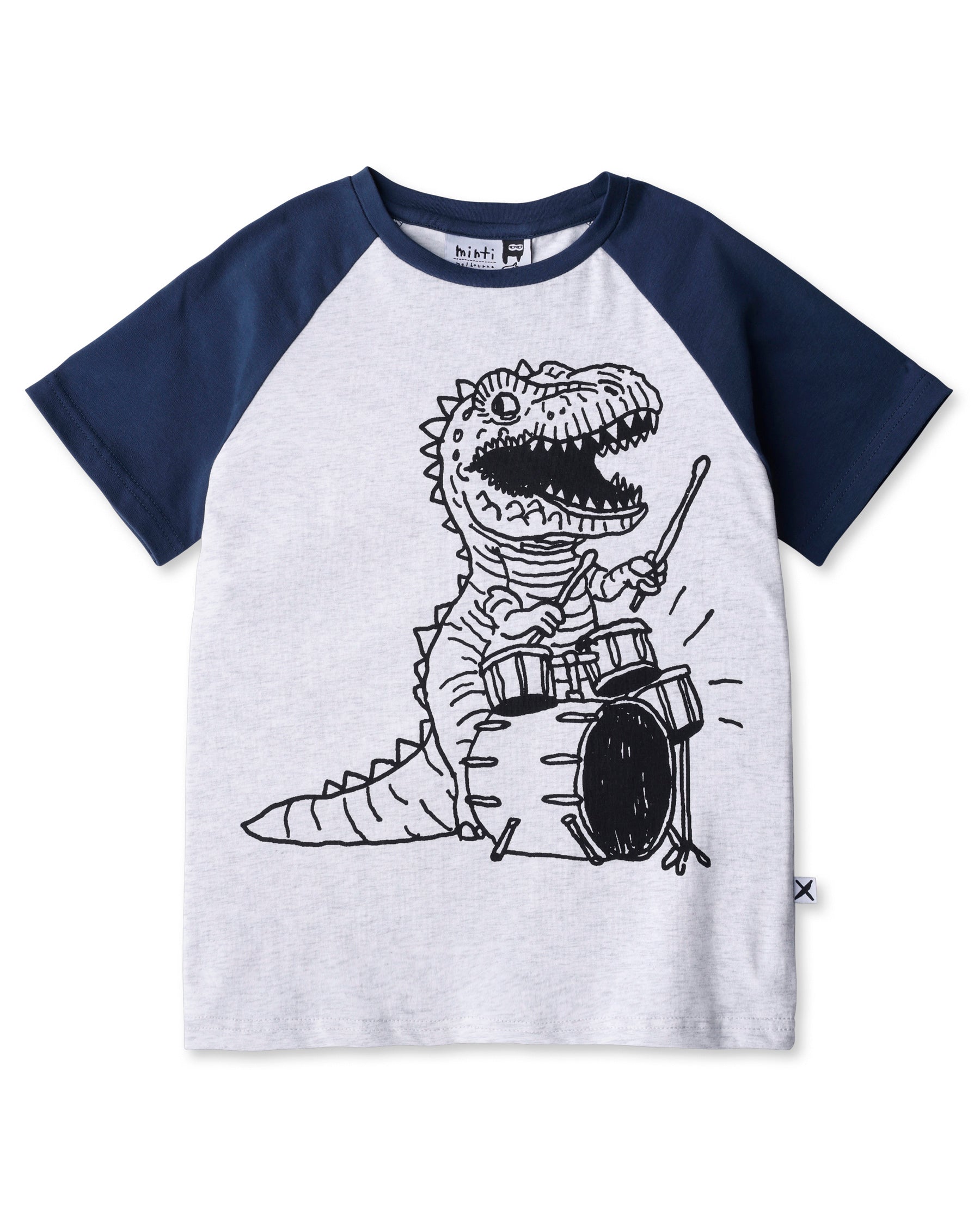 Minti Dino Drummer Tee
