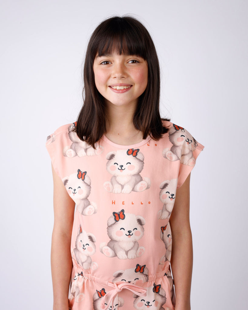 Minti Happy Puppy Playsuit