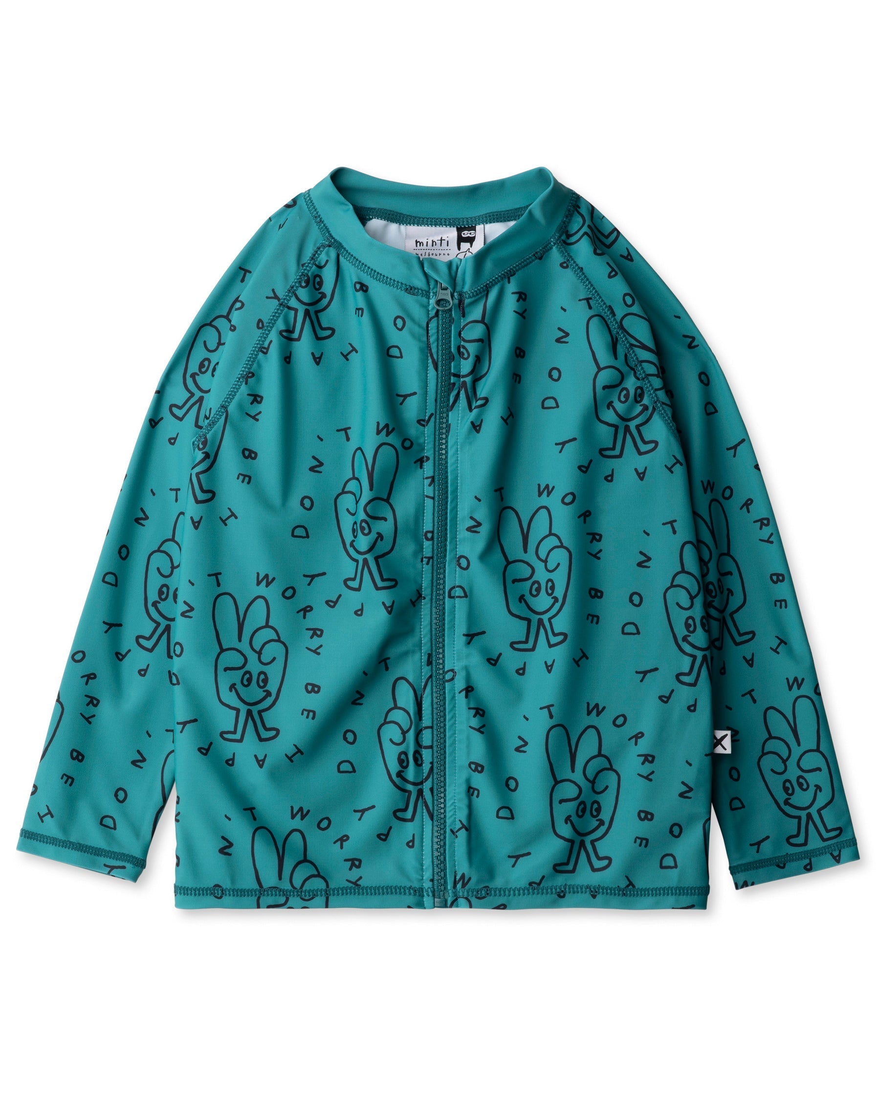 Minti Happy Peace Hand Rashie