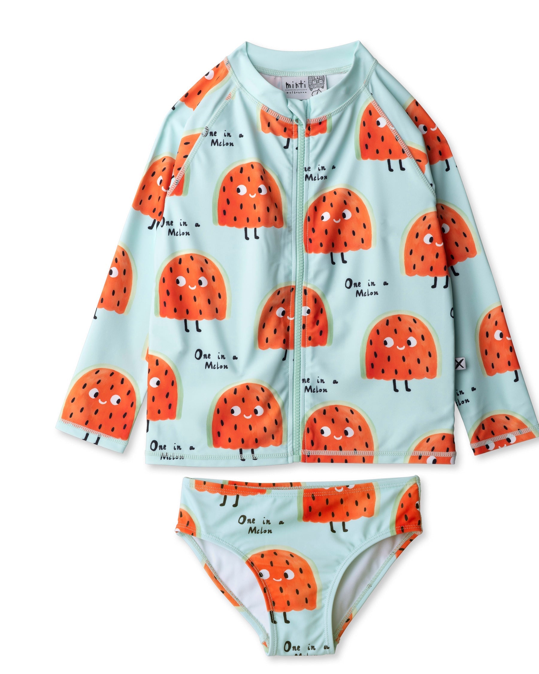 Minti One In A Melon Rashie Set