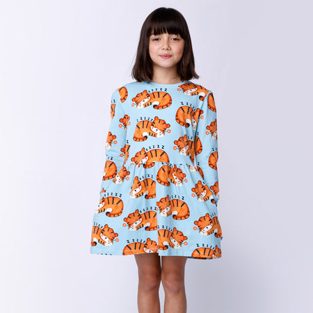 Minti Sleepy Tigers Dress