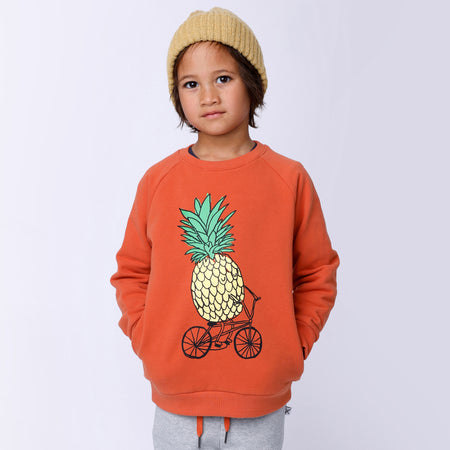 Minti Biking Pineapple Furry Crew