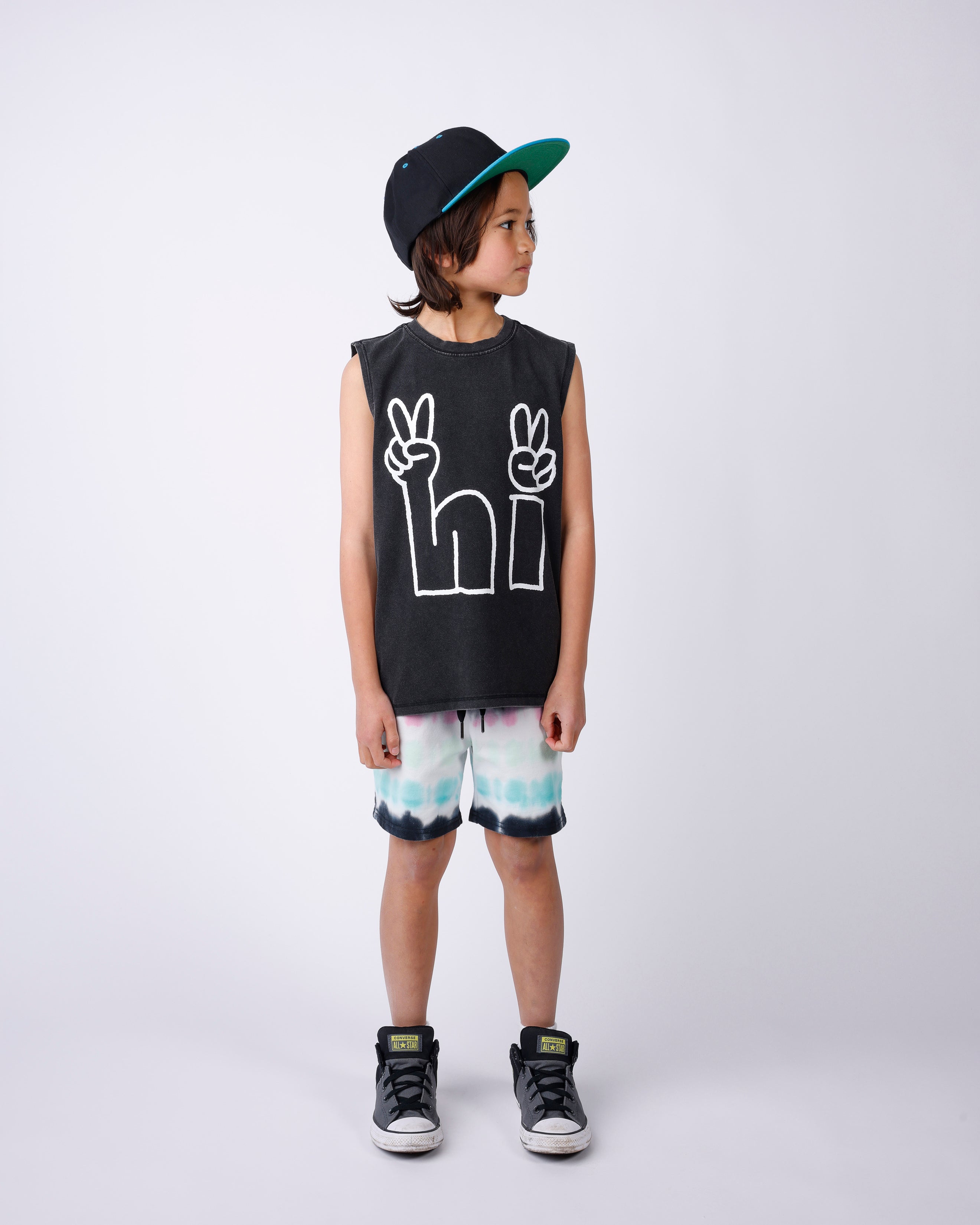 Minti Peace And Hi Sleeveless Tee