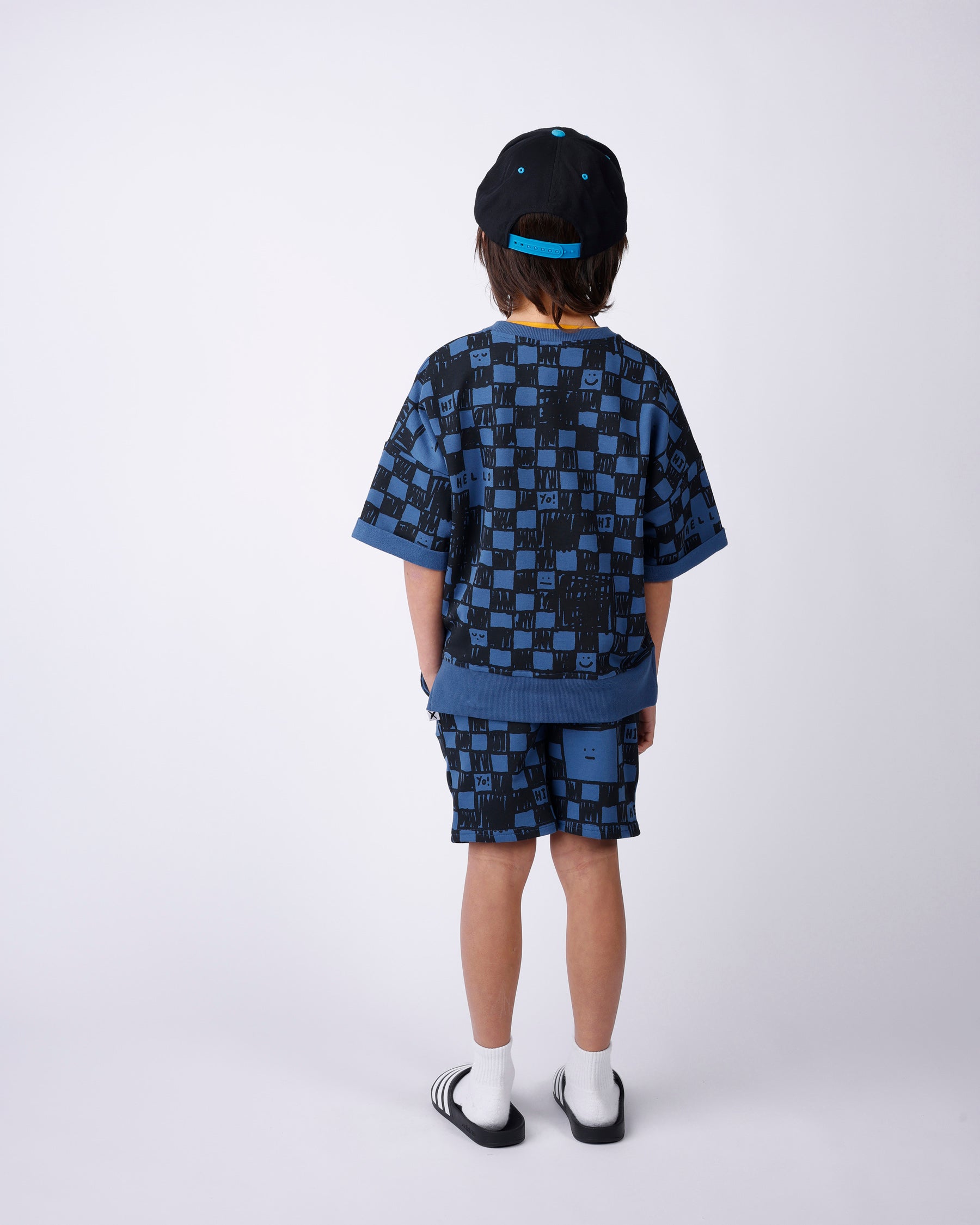 Minti Sketchy Grid Short