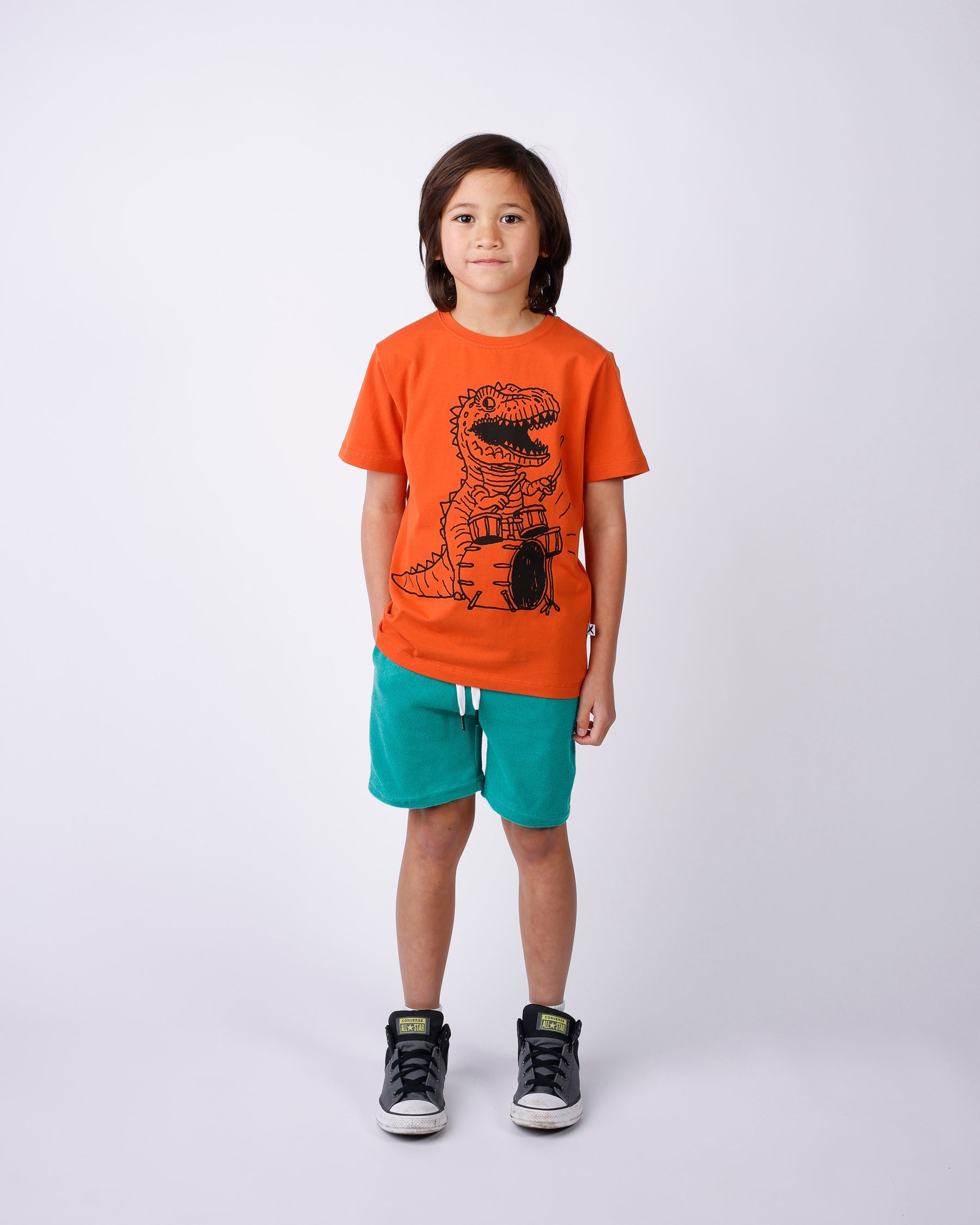 Minti Dino Drummer Tee