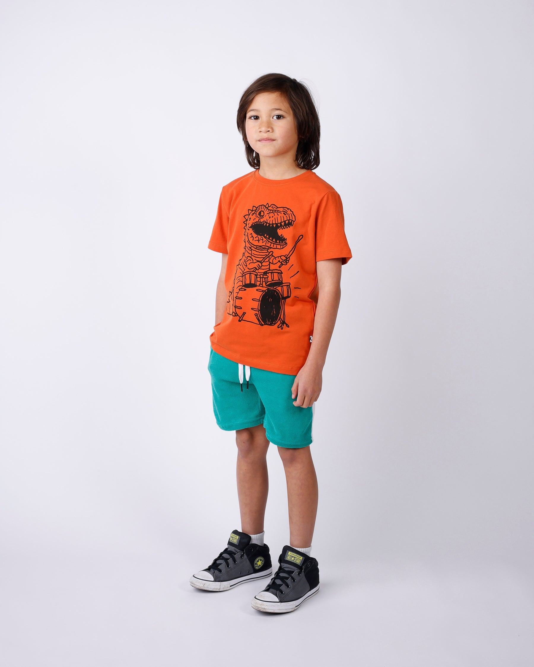 Minti Dino Drummer Tee