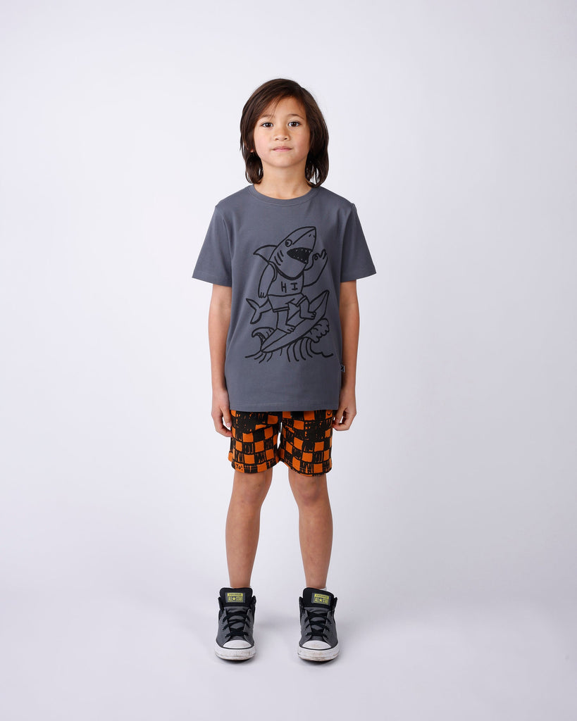 Minti Sketchy Grid Short