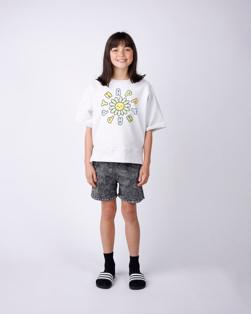 Minti Happy Happy Short Sleeve Crew