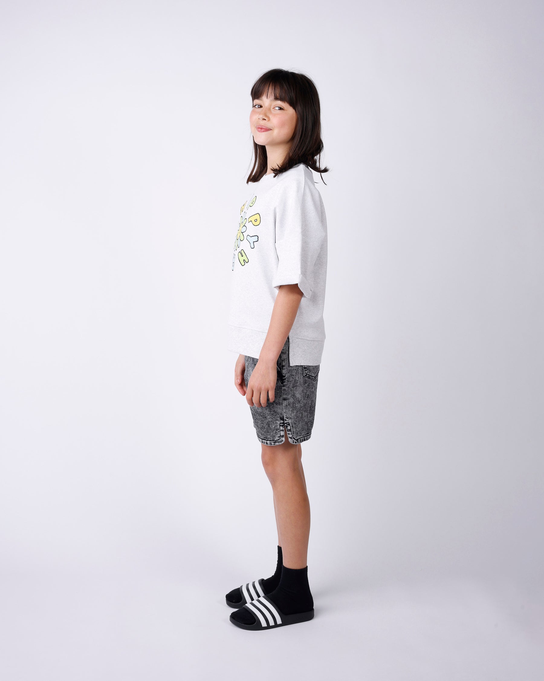 Minti Happy Happy Short Sleeve Crew