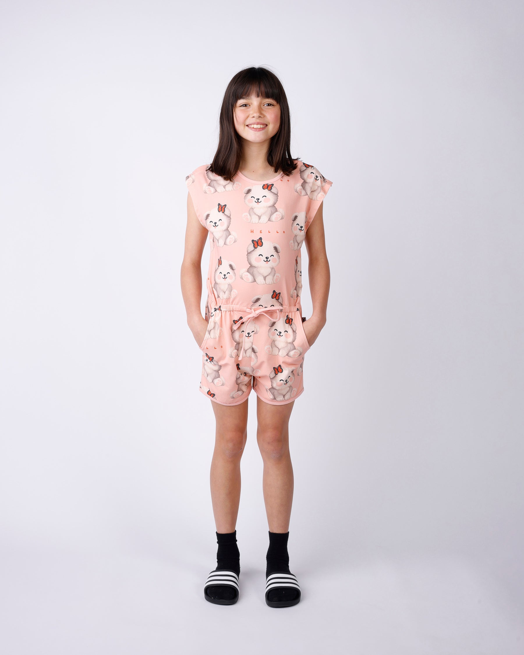 Minti Happy Puppy Playsuit