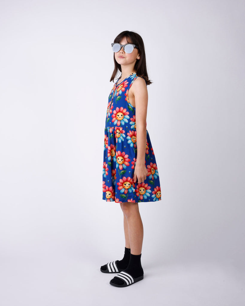 Minti Flower And Bee Woven Dress