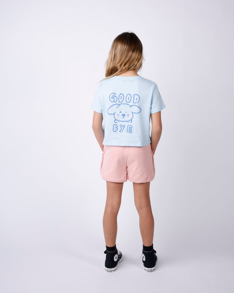 Minti Hello Bunny Bye Puppy Cropped Tee