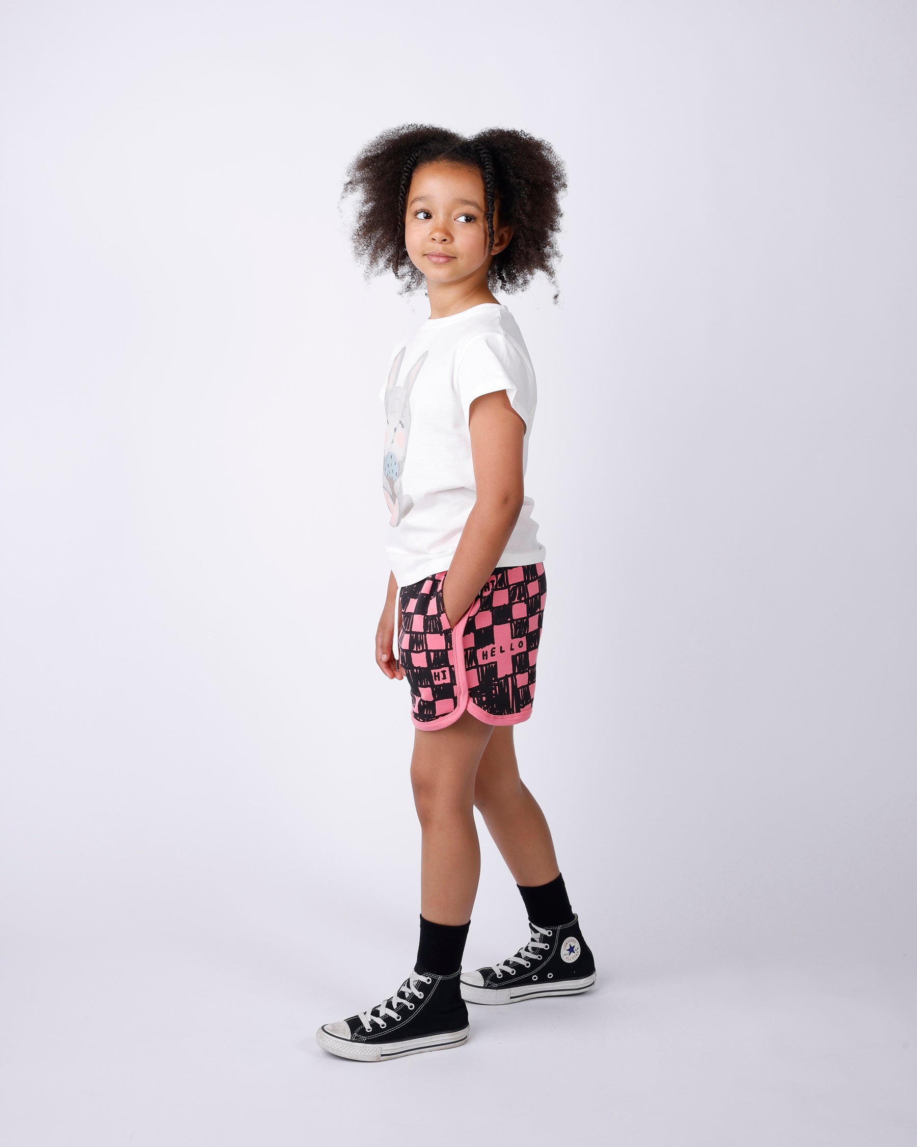 Minti Sketchy Grid Short