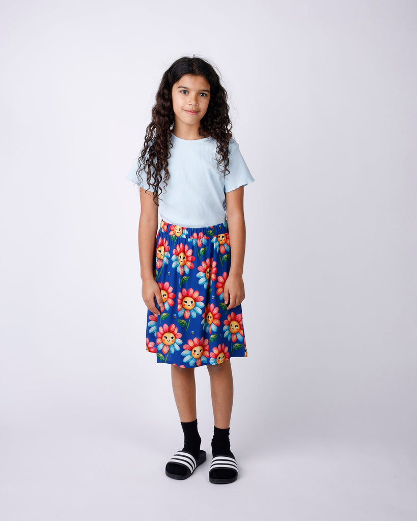 Minti Flower And Bee Woven Skirt