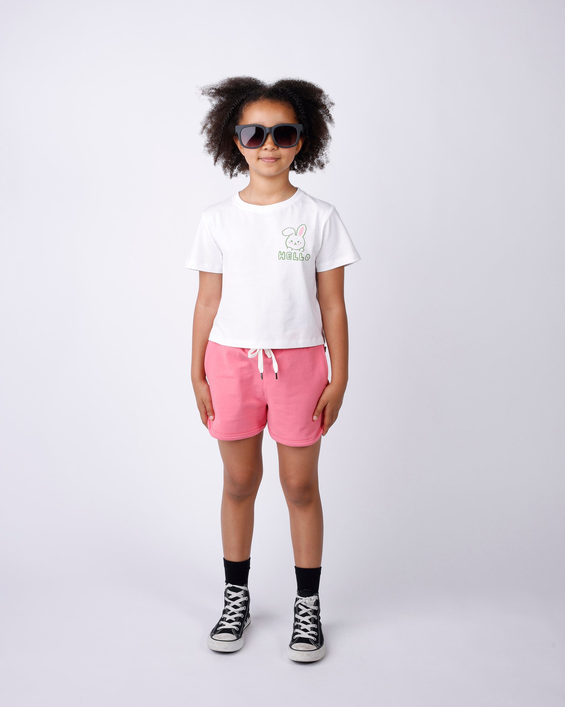 Minti Hello Bunny Cropped Tee