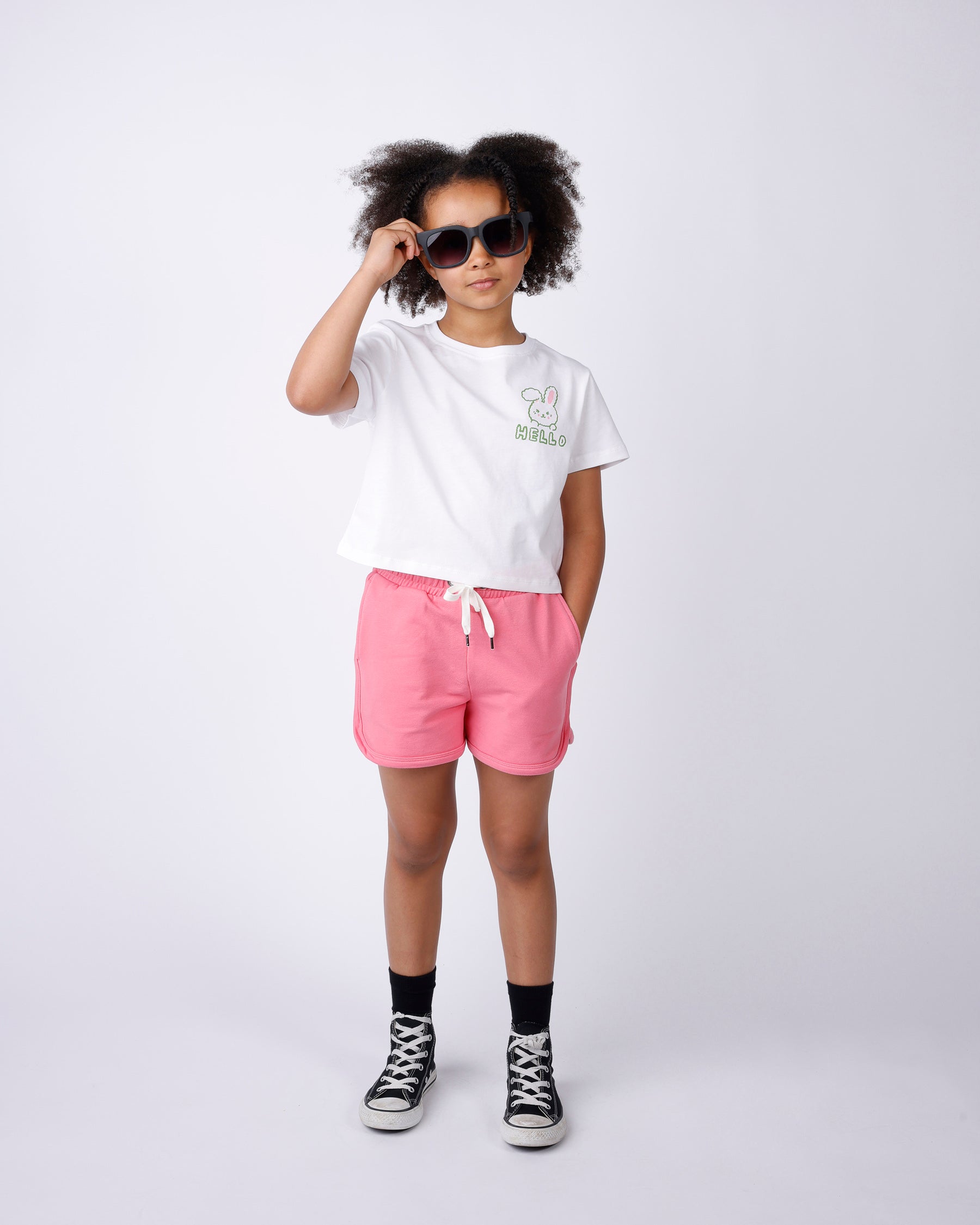 Minti Hello Bunny Cropped Tee