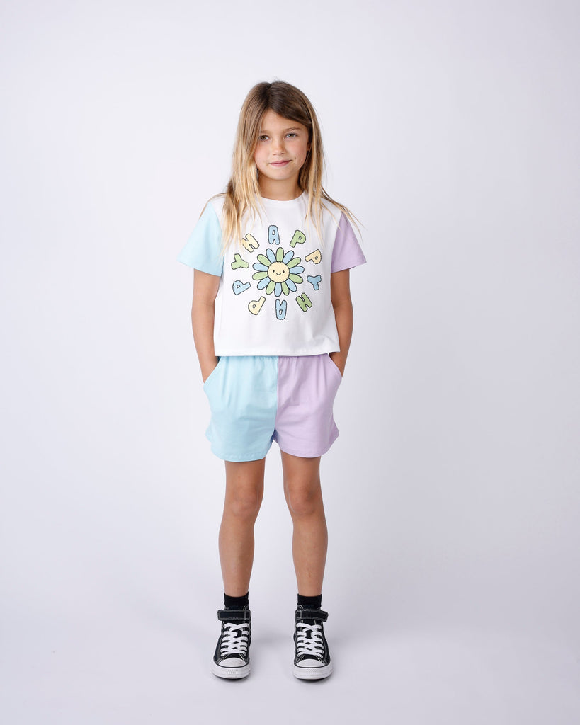 Minti Happy Happy Cropped Tee