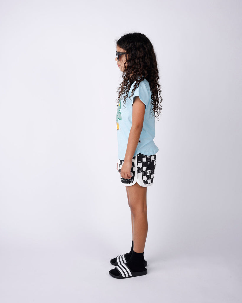 Minti Sketchy Grid Short