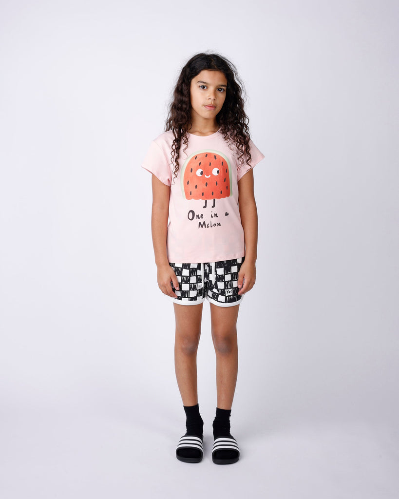 Minti Sketchy Grid Short