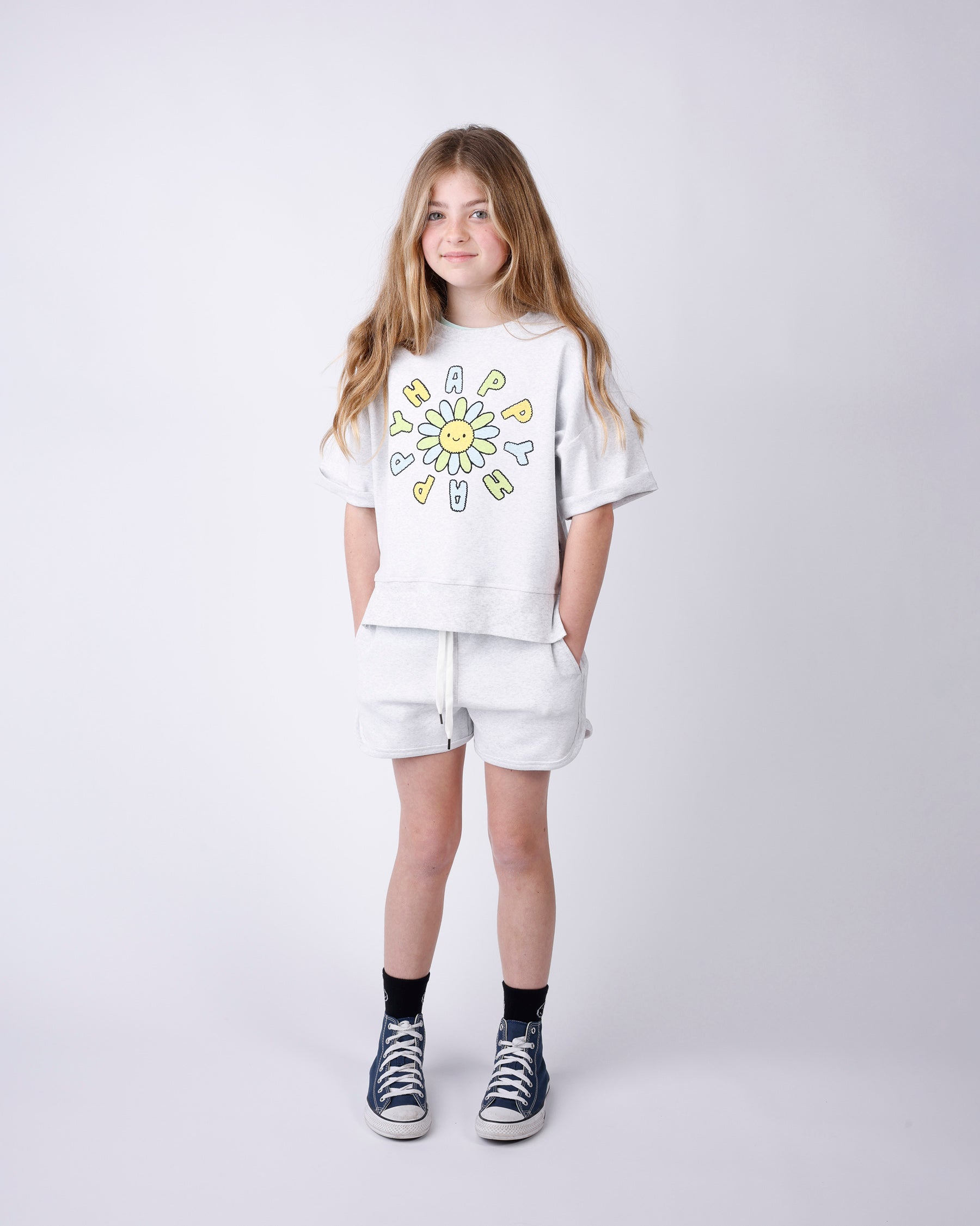 Minti Happy Happy Short Sleeve Crew