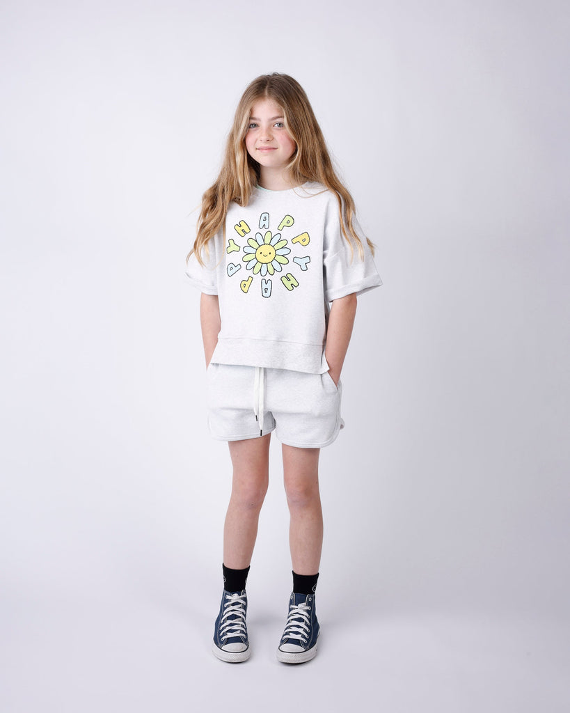 Minti Happy Happy Short Sleeve Crew