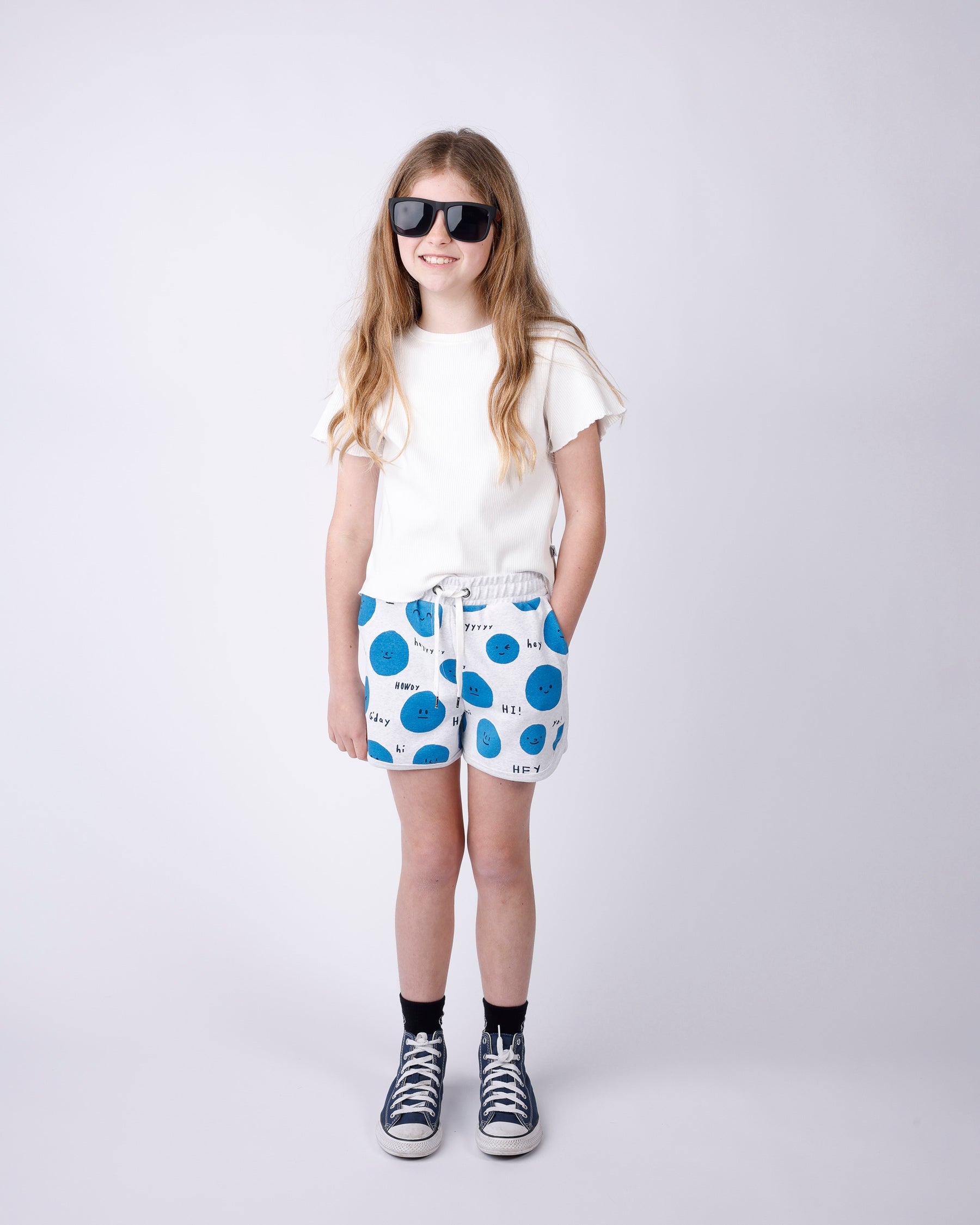 Minti Hello Faces Sprint Short