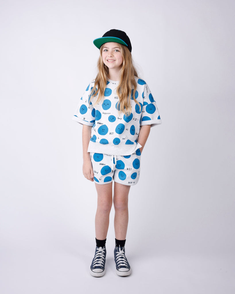 Minti Hello Faces Sprint Short