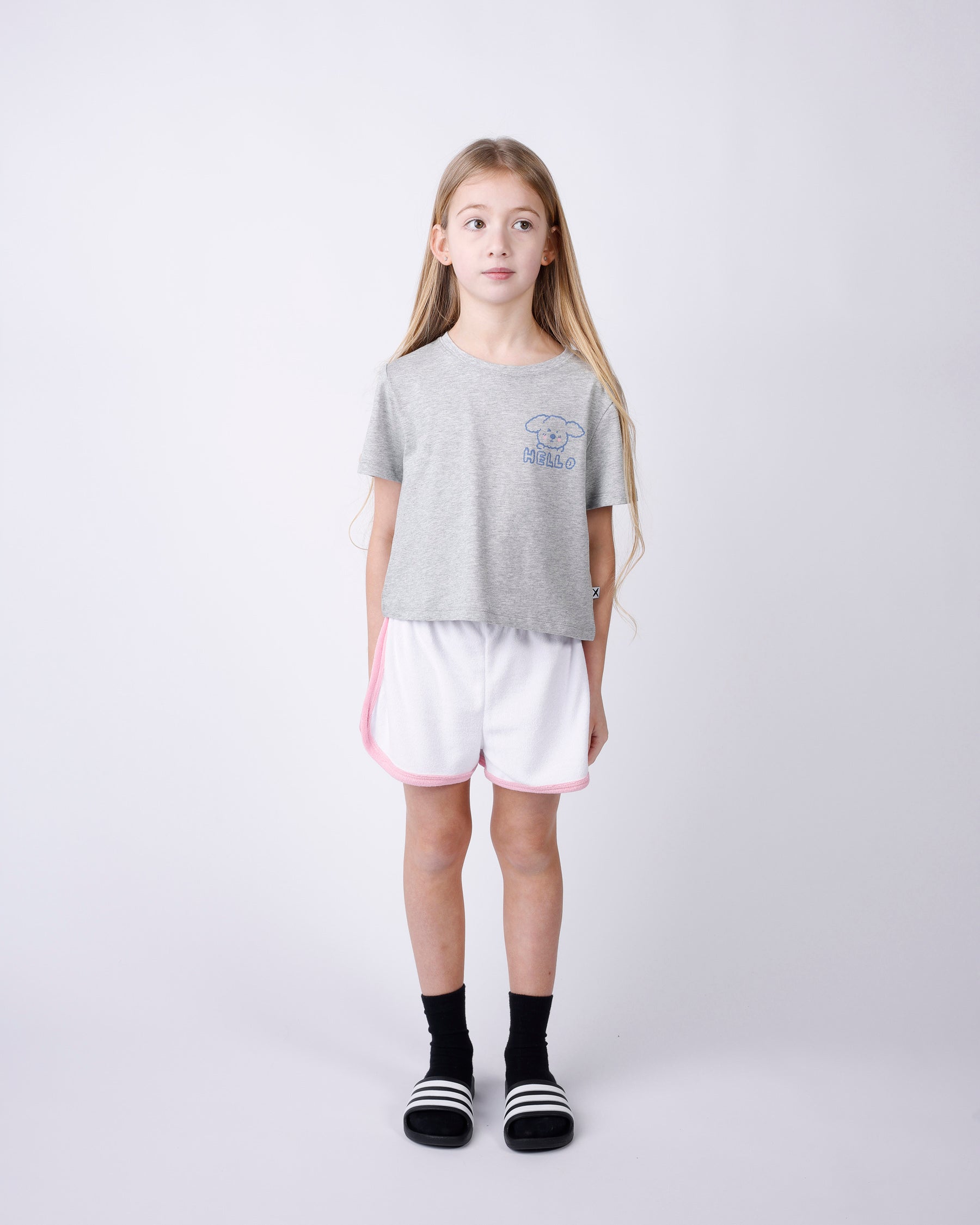 Minti Hello Puppy Cropped Tee