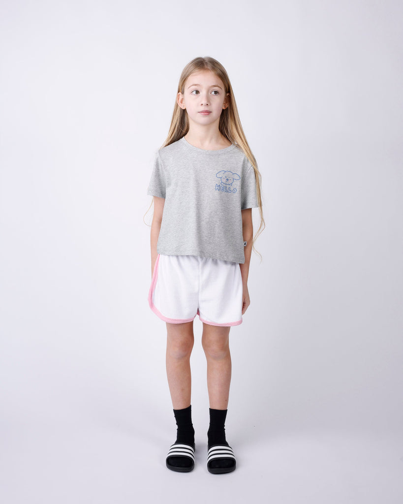 Minti Hello Puppy Cropped Tee