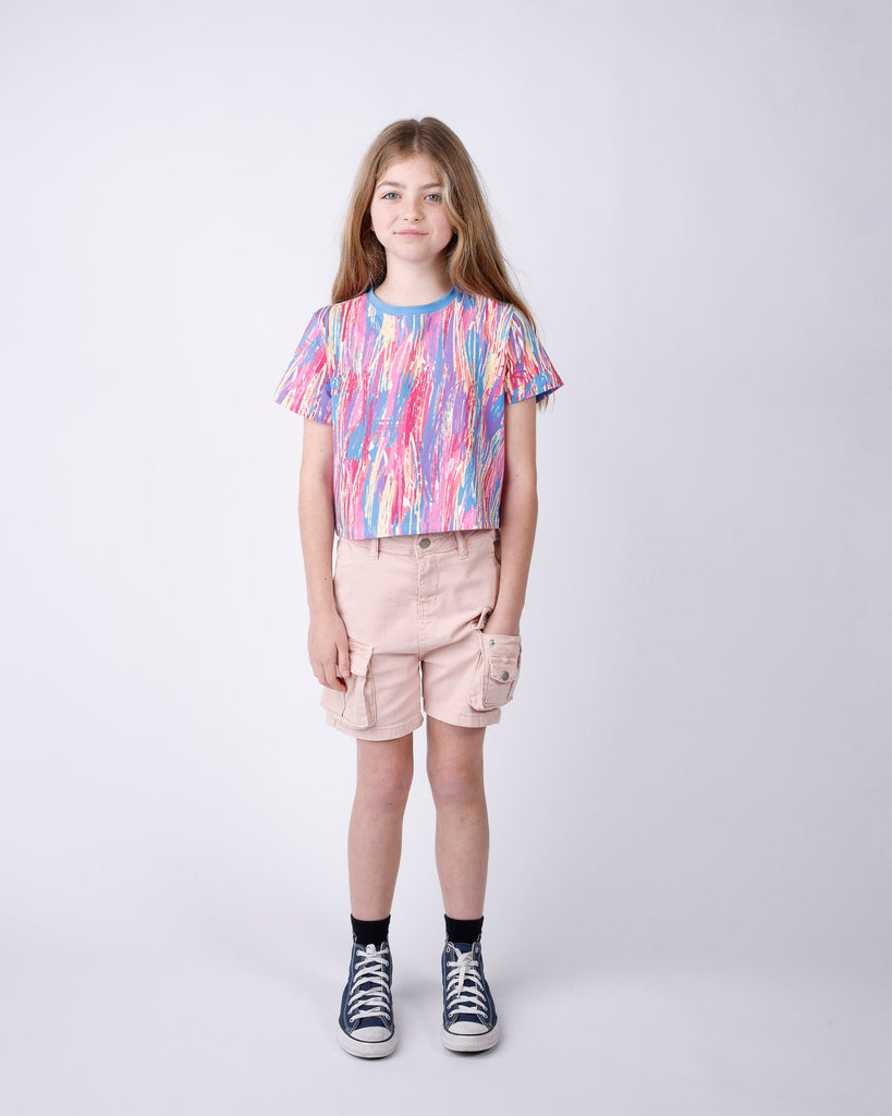 Minti Crayon Cropped Tee