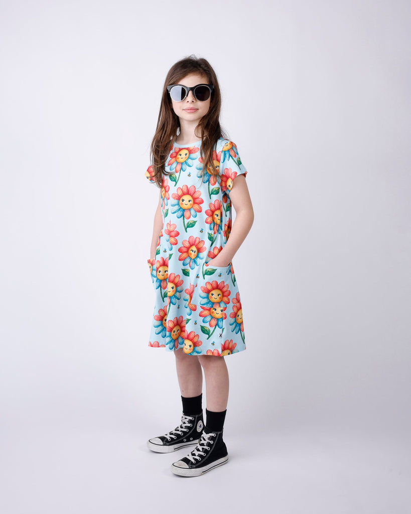 Minti Flower And Bee Dress