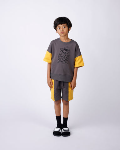 Minti Shredding Shark Short Sleeve Crew