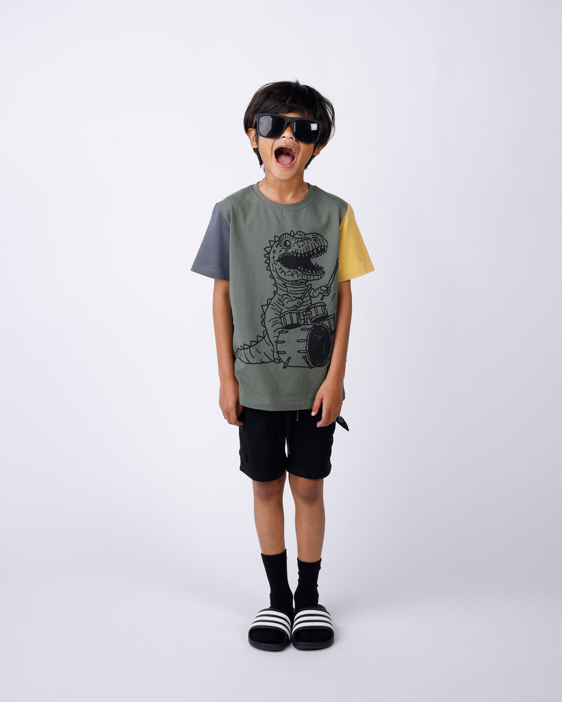 Minti Dino Drummer Tee